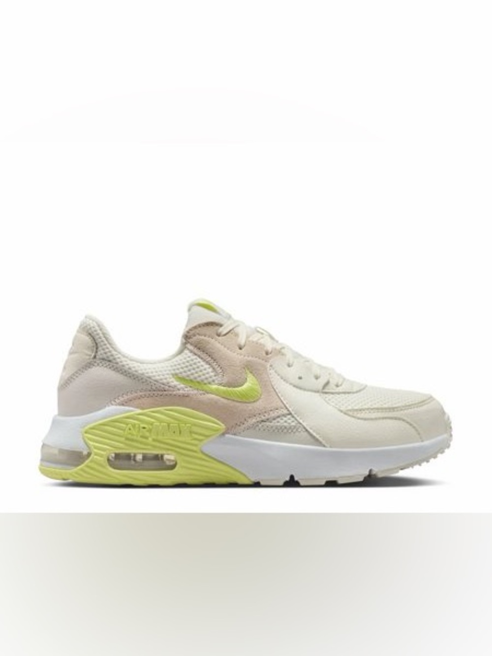 Nike Air Max Excee Sneaker - Women's Alabaster / Light Lemon Twist Size 8